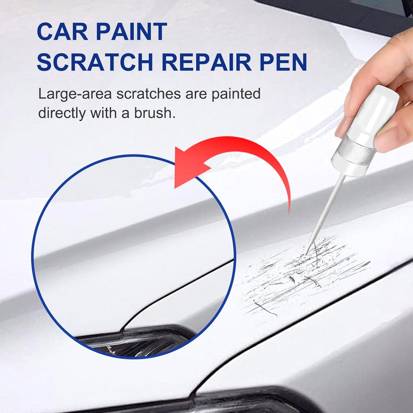 Sonic Gray Pearl(NH-877P) Touch Up Paint for Honda-Exact Match–Chips and Nicks Car Paint Scratch Repair Kit Automotive Paint Pen for CR-V/CIVIC/Accord/HR-V/Pilot/Odyssey/Ridgeline/Passport