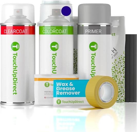 TouchUpDirect 8X8 Blueprint Compatible with Toyota Exact Match Touch Up Paint Aerosol - Platinum Kit