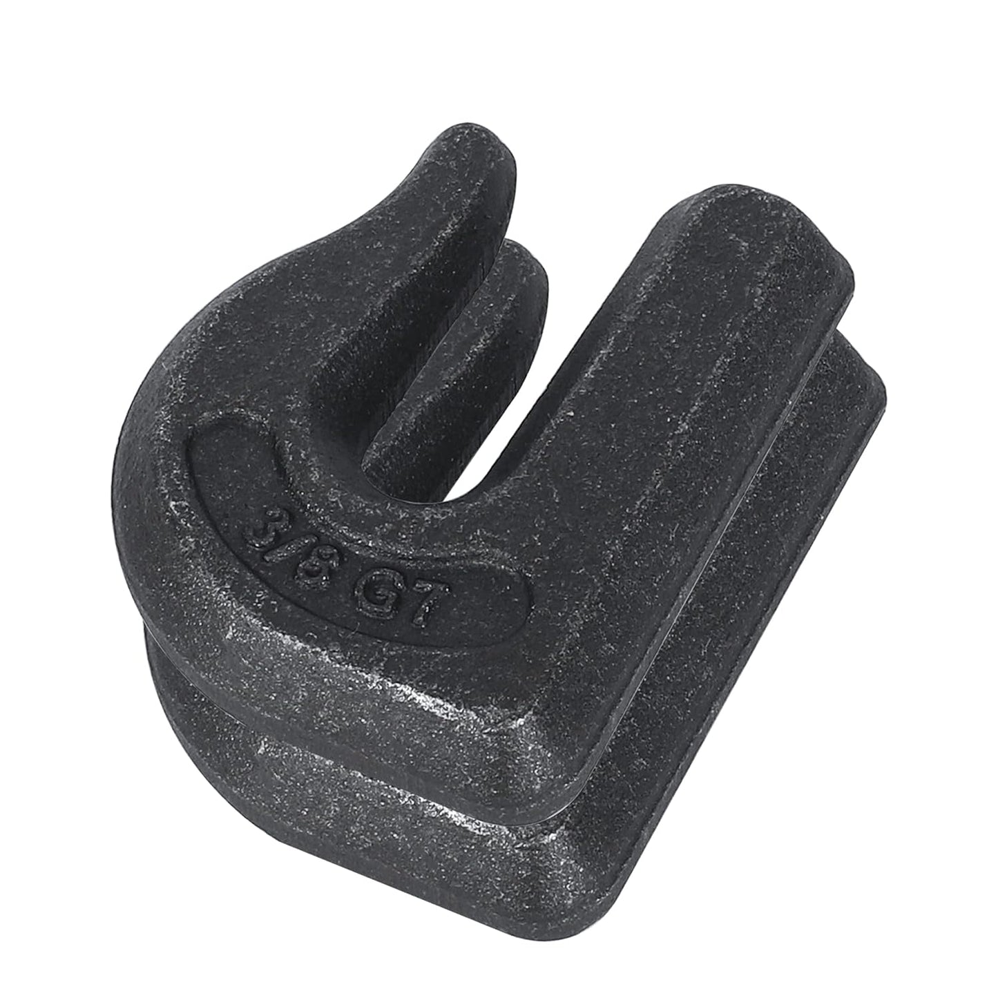 3/8 inch Weld On Grab Hooks,6PCS Heavy Duty Clevis Grab Chain Hook, G70 Tractor Bucket Hooks Great for Car, Truck, Tractors, Loader Bucket Forklift Trailer