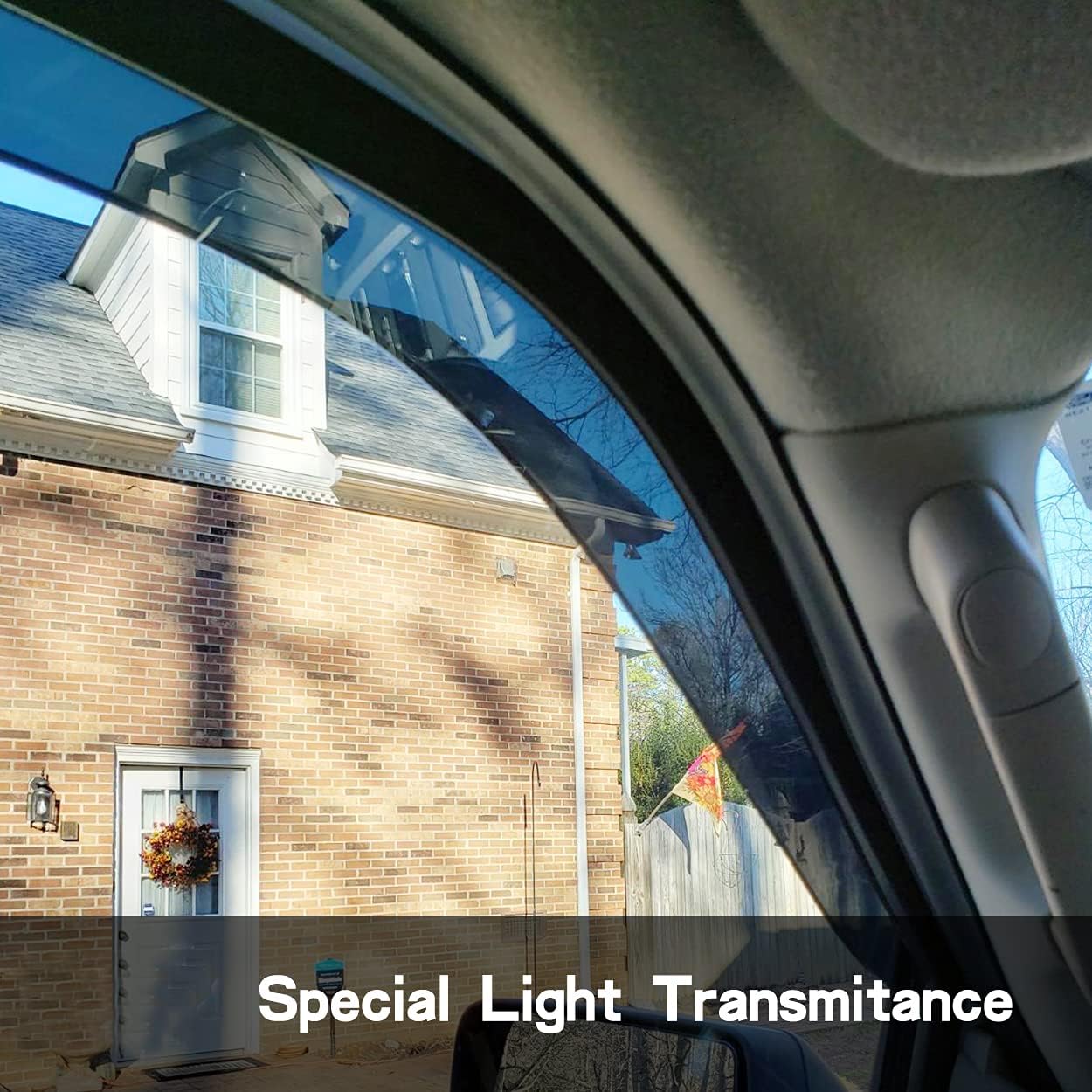 Side Window Visor Vent Deflector Rain Guard,4pcs Outside Mount Tape-on Shatterproof Dark Smoke window shades fit for 2007-2018 Jeep Wrangler 4-Door (JK) 94249