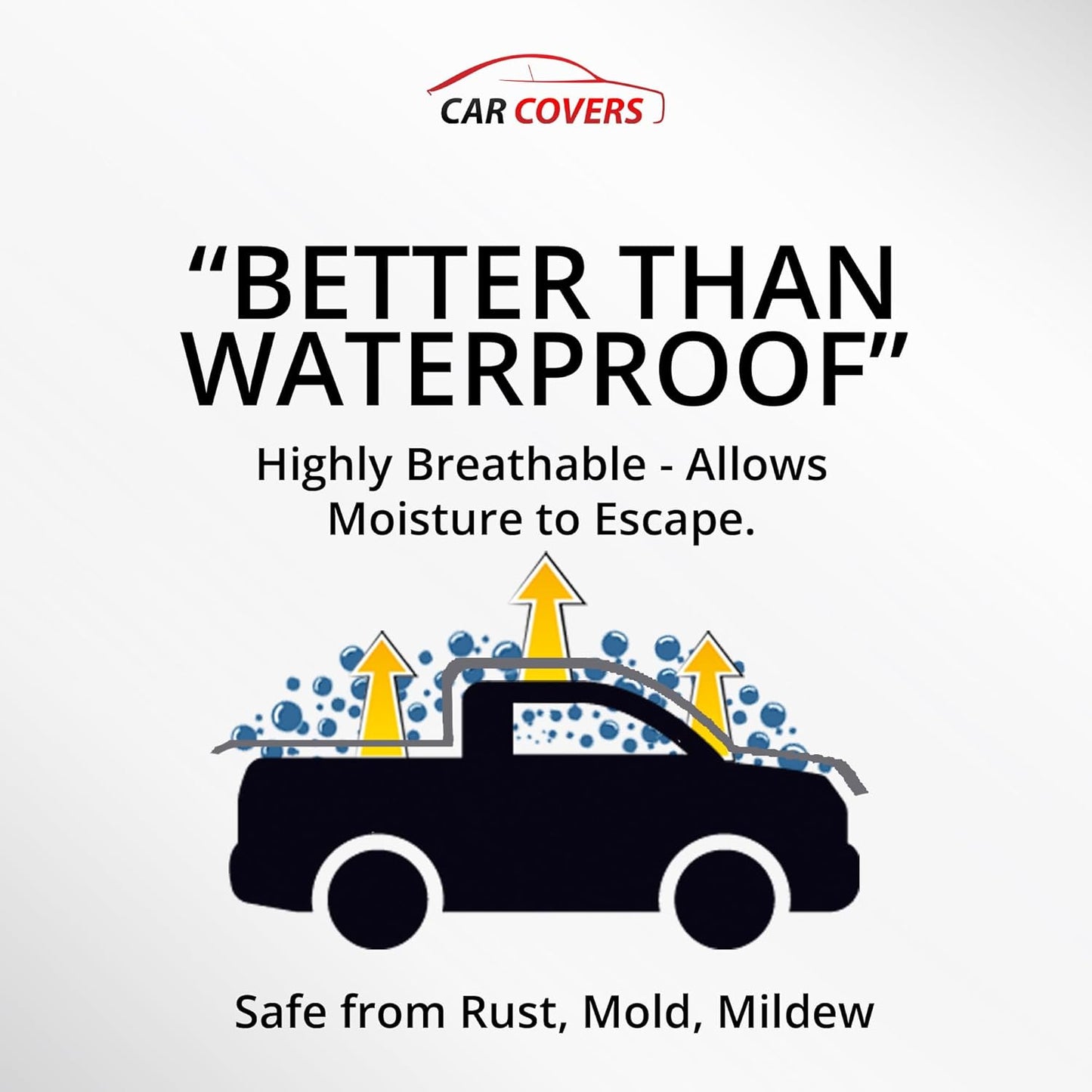 Car Covers Weatherproof Max Truck Cover & Warranty Compatible with Ford 2022-2024 F-250 Regular Cab, 8– Outdoor Cover, Prevents Theft with Cable Lock