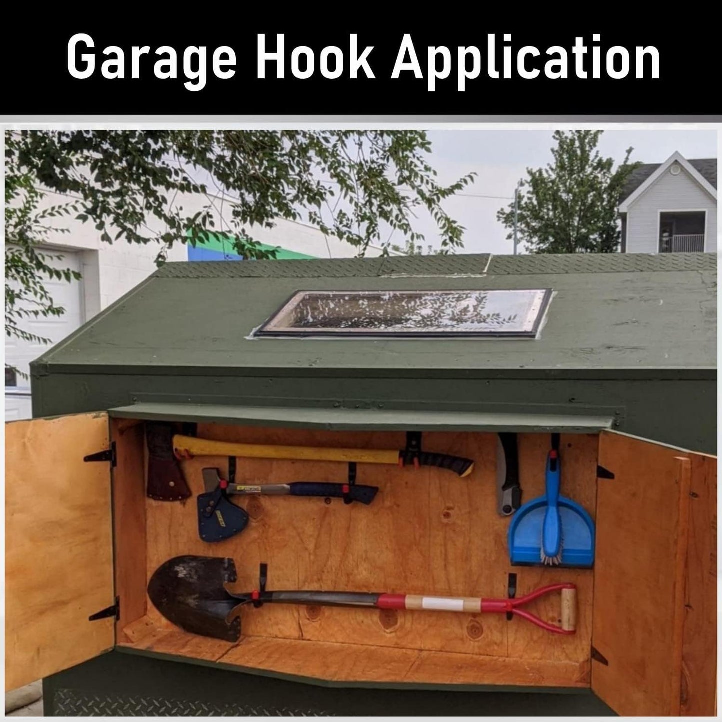 20 Pcs Heavy Duty Garage Storage Utility Hooks, 4.1Inch J Hangers Wall Hooks for Hanging Bikes, Ladders, Cord, Hose, Garden Tools