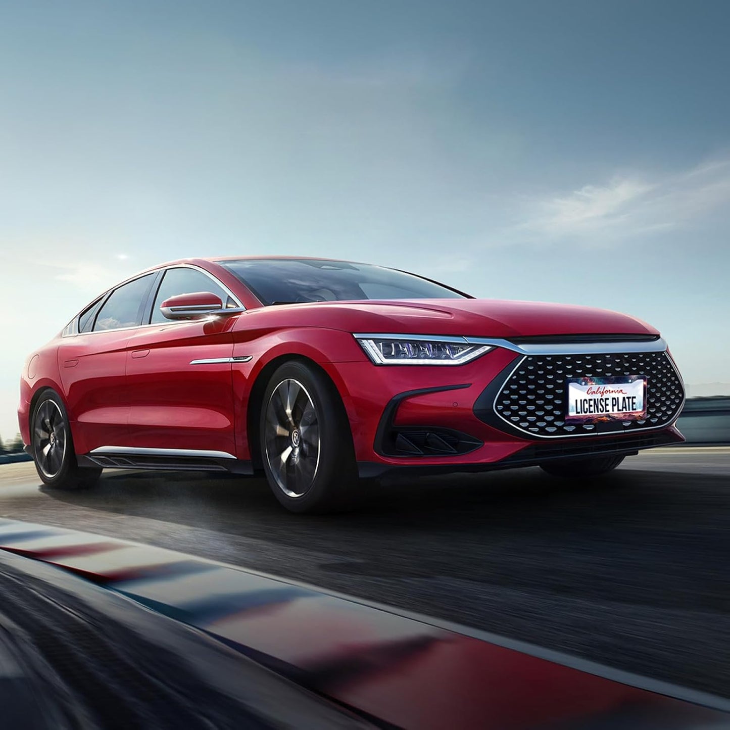 Mountain License Plate Frame Colorful Starry Sky Galaxy License Plate Stainless Steel Funny License Plate Holder Men Women Mountains Car Accessory Decoration 12.3" x 6.3"