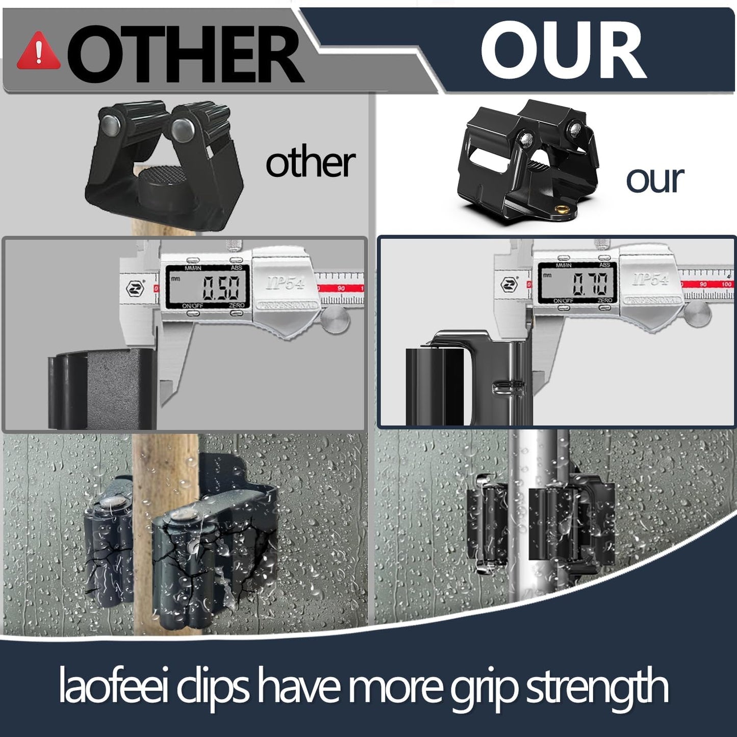 Mop and Broom Holder Big Size Hanging 1 KG Extra,Broom Holder 12 Pack,Wall Mount for organizing mop broom in Garden Laundry Room Cleaning Bathroom Kitchen Garage(Black)