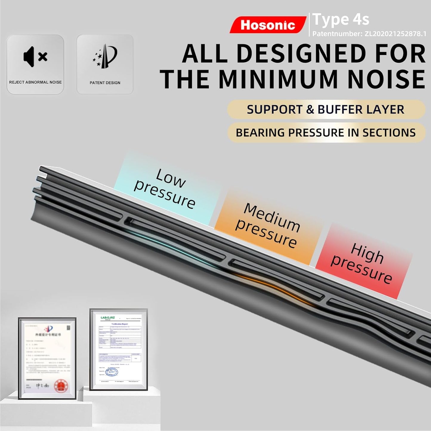 Windshield Wipers, 26"+17" Wiper Blades, Compatible with Subaru Forester 2024-2019, Cadillac SRX 2016-2010, BMW M6 2019-2014 Windshield Wiper Blades, Double Service Life (Set of 4)