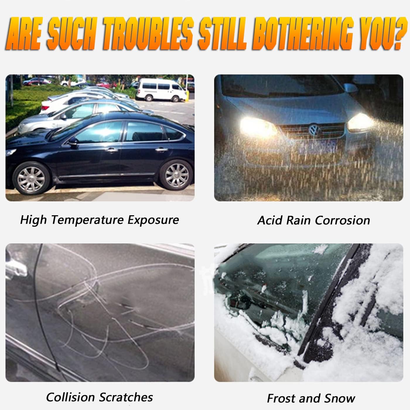 Breathable New Material, Waterproof Car Cover, Locks and Zipper Doors, Sunscreen Waterproof UV Prevention Snowproof Wind and Windproof,Suitable for Indoor Outdoor,for SUV (214"-236") B15