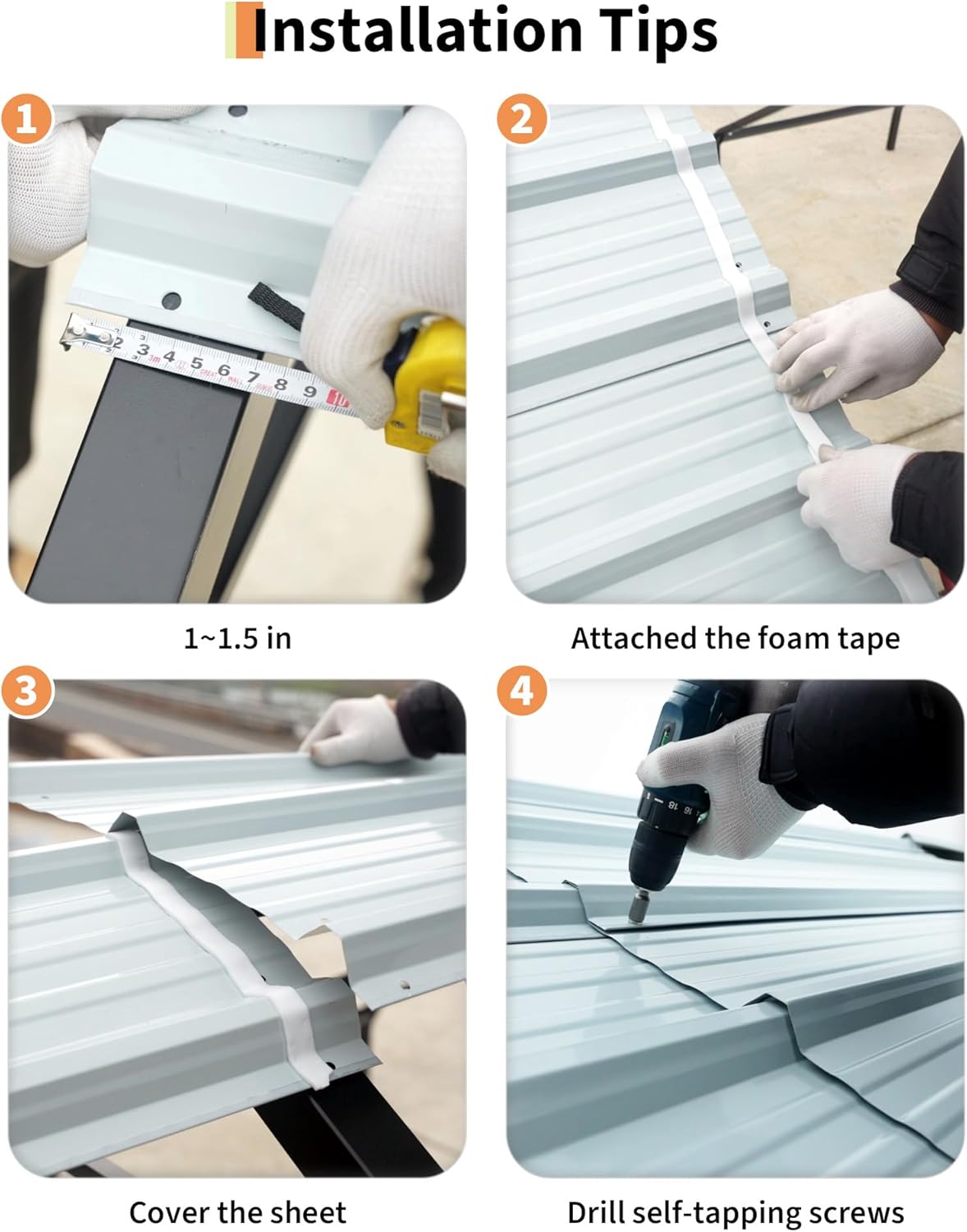 20'x25'x13' Metal Carport for 2 Cars, Heavy Duty Car Ports for Heavy Snow, Reinforced Frame, Tall Metal Car Ports for Bass Boats, Full-Sized Pickup Trucks, and Tractors, N.W. 980 Lbs