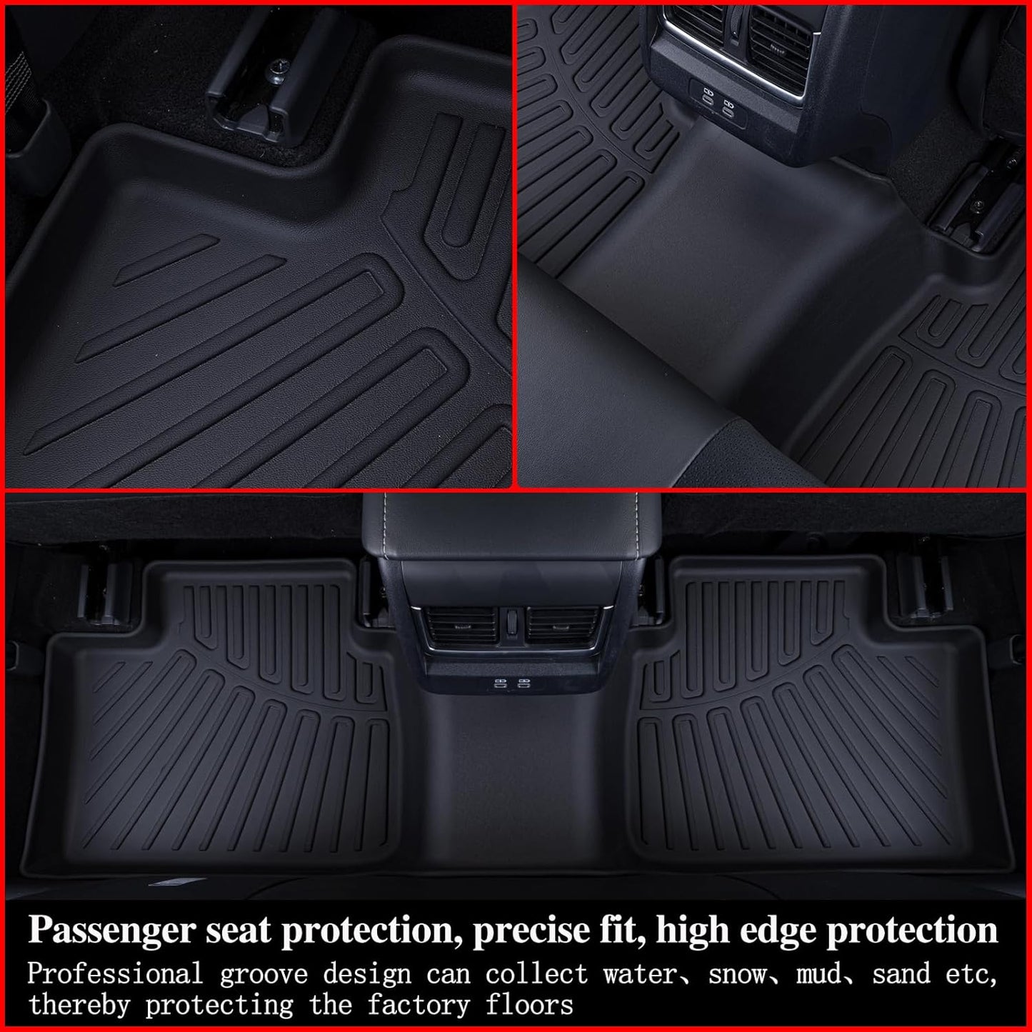 Floor Mats & Cargo Liners for 2025 Nissan Murano TPE All Weather Protection Car Floor Mats with Trunk Mat Accessories