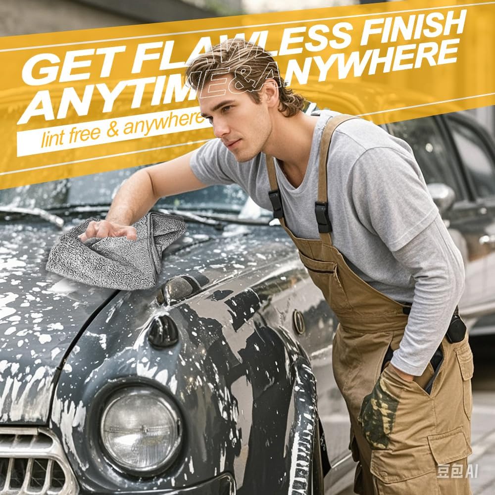 Microfiber Car Wash Cleaning Towel for Clean Car, Extra Soft,Reusable and Durable,Absorbent, Lints-Free,Interior Micro Fiber Rags,16in x 16in - 6 Packs Grey