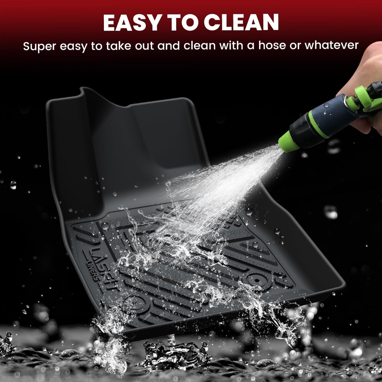 LASFIT Floor Mats & Cargo Mat for Buick Encore GX 2020-2026(Only Fit AWD), TPE All Weather Custom Fit 1st & 2nd Row Rubber Car Mats and Cargo Liner(Lower Position) for Buick Accessories, Black