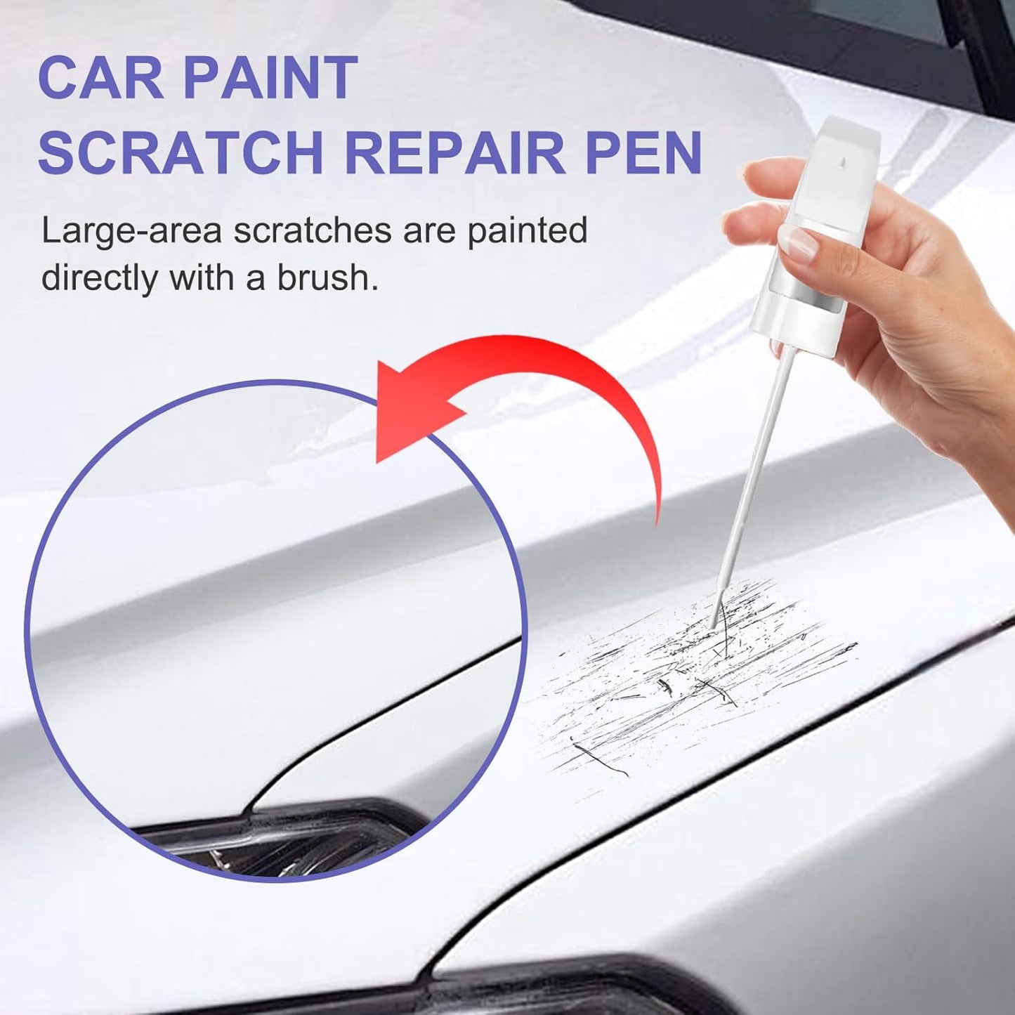 Touch Up Paint for BMW Brooklyn Gray(C4P)-Exact Match–Chips and Nicks TouchUp Paint Pen Scratch Repair Car Accessories Car Paint Pen for Erase Car Scratches