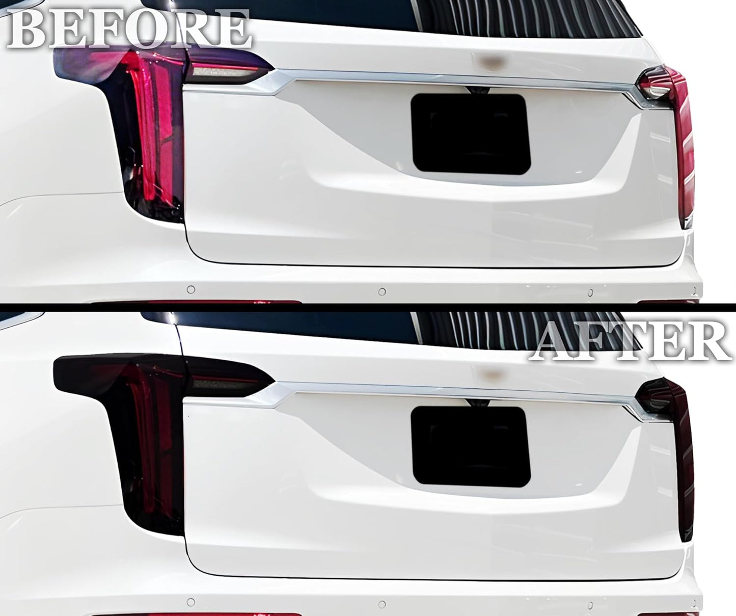 BOGAR TECH DESIGNS Precut for Cadillac XT6 2020-2025 Full Headlight Taillight Tint Kit, Dark Smoke