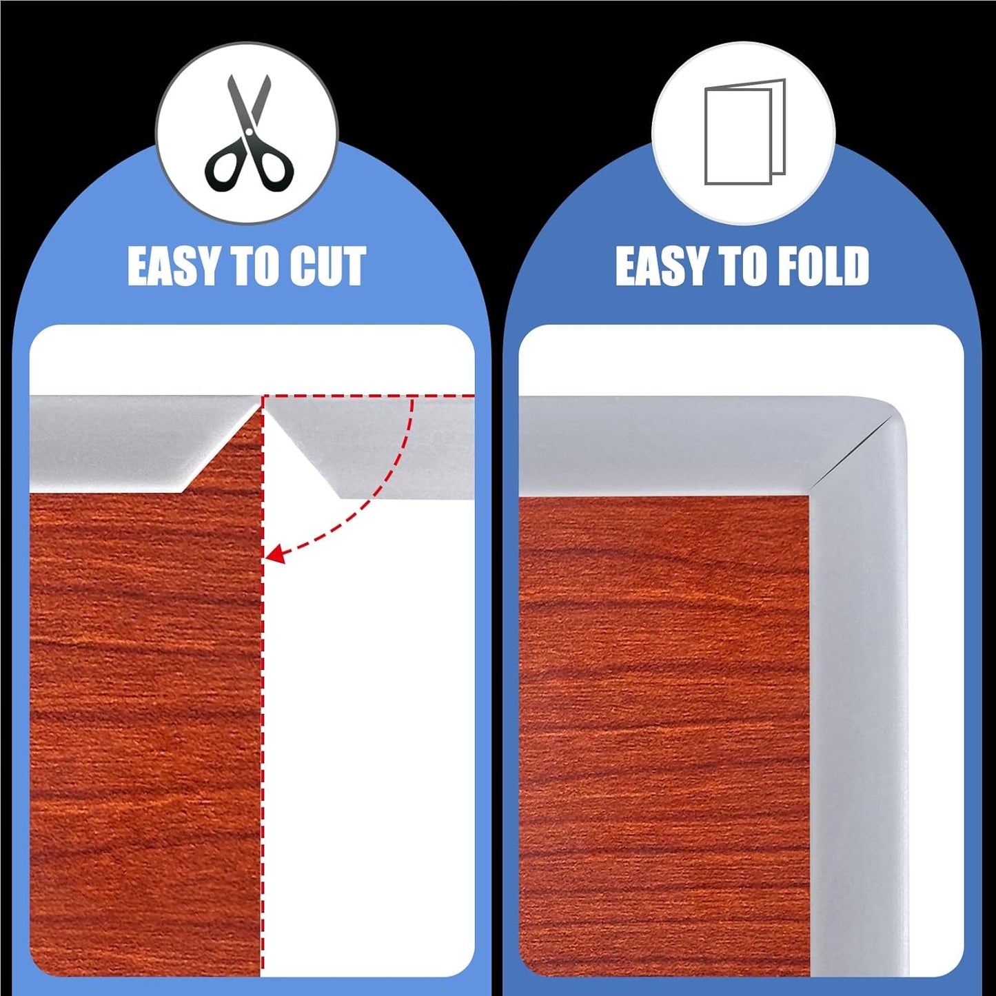 Rubber Edge Trim, Flexible Edge Banding, 3/8"(10mm) U Channel Protector, Self Adhesive Edge Guards for Plywood, Glass, Flexiglass and Sheet Metal Parts, 20Ft, Grey Color