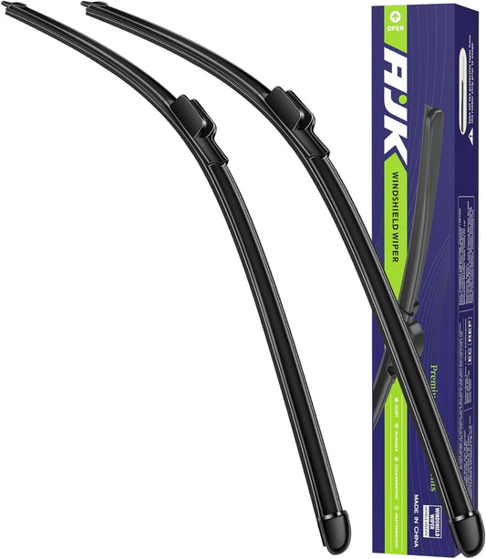 AJK Wiper Blades for Honda Accord 2023 2024, 2 Piece All Weather OEM Quality Automotive Replacement Windshield Wiper Blades for My Car