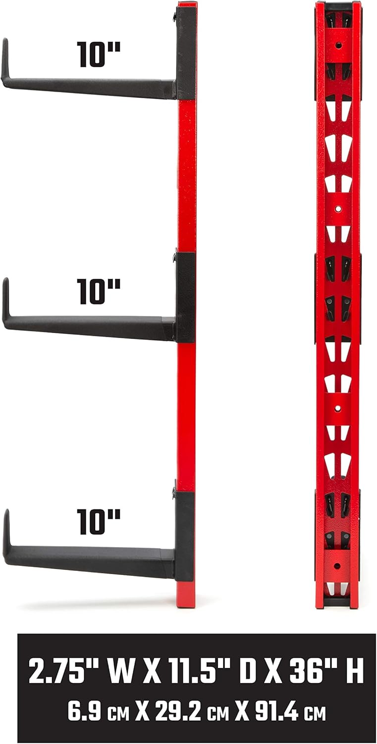 CRAFTSMAN 6-Arm, 10-Inch Deep Cantilever Rack Workshop for Wood, Lumber or Pipe Storage System, Arms Feature Anti-Marring Rubberized Coating and Roll Stops, 150-pound Capacity