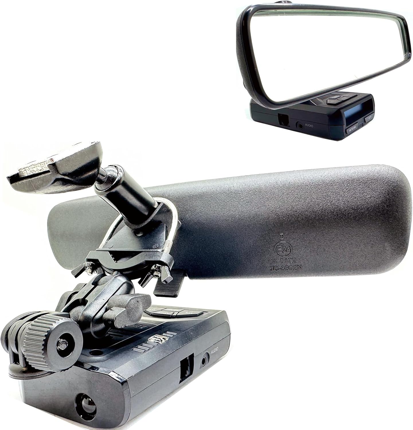 U-Bolt Radar-Detector Rearview Mirror Stem Mount for Uniden R1 R2 R3 R4 R7 DF1 DFR2 DFR3 DFR5 DFR6 DFR7 DFR8 DFR9 Radar Detector (for Uniden Radar Only)