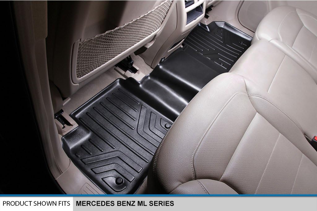 SMARTLINER Custom Fit Floor Mats 2 Row Liner Set for 2013-2016 Mercedes-Benz AMG GL 63