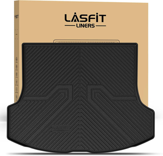 LASFIT Trunk Mat for Lexus RX/RX350/RX350h/RX500h 2025 2024 2023, All Weather TPE RX 350 Cargo Mats Custom Fit for Lexus RX350 Cargo Liner Front & Rear Trunk Liner, Black, Easy to Clean