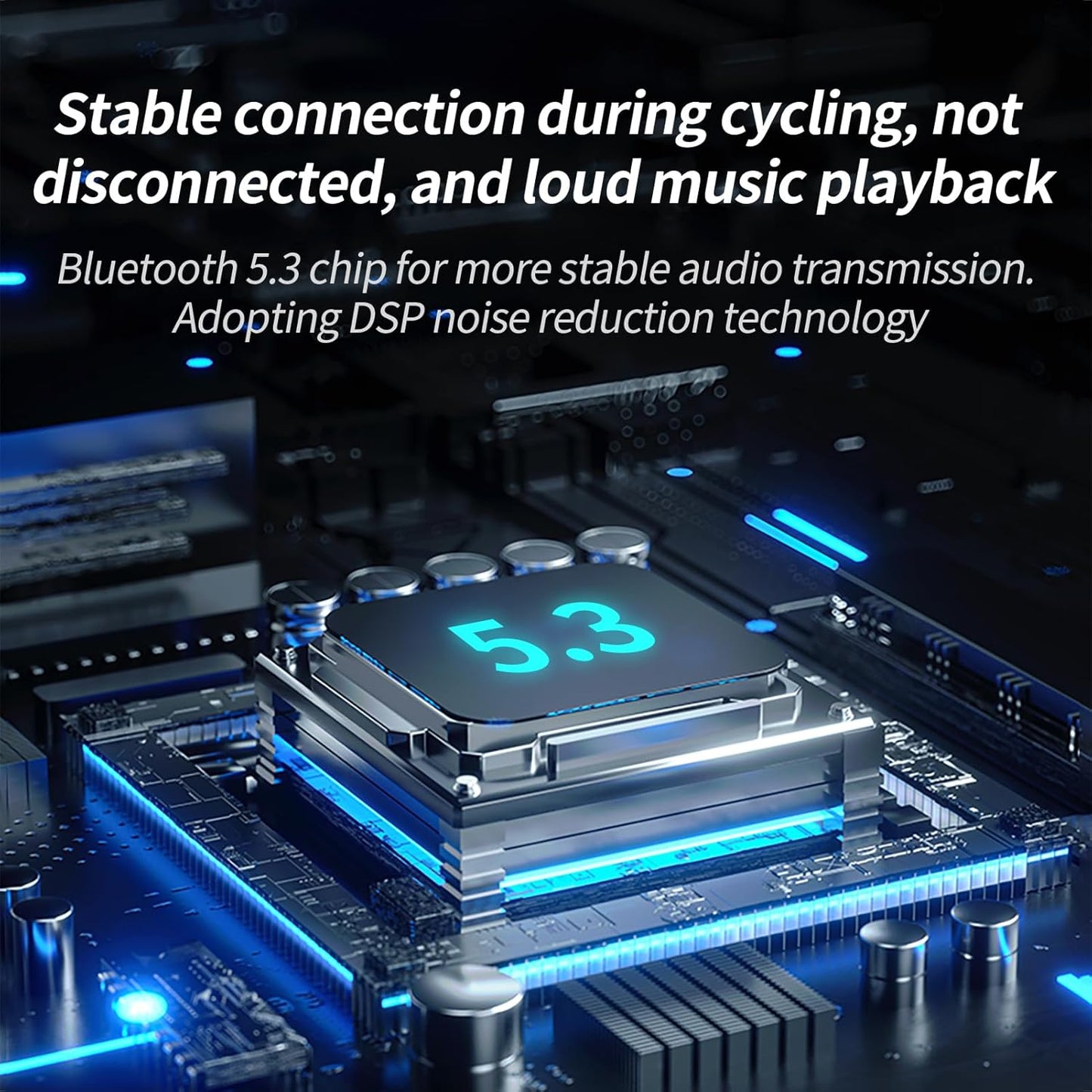 Motorcycle Helmet Speakers Helmet Bluetooth Headset Headphone Automatic Answer Music Control,120 Hours Playing time High Sound Quality System Ultra Thin Cycling/Skiing/Riding 1200 mAh Battery