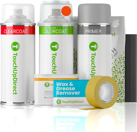 TouchUpDirect D19 Mikan Blast Compatible with Toyota Exact Match Touch Up Paint Aerosol - Platinum Kit