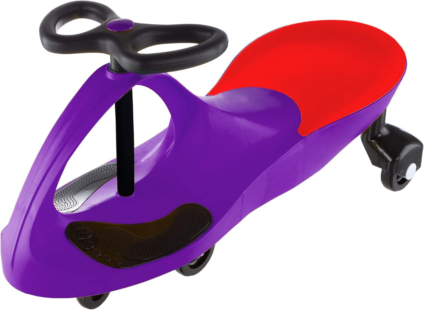 Wiggle Car Ride On Toy – No Batteries, Gears or Pedals – Twist, Swivel, Go – Outdoor Ride Ons for Kids 3 Years and Up by Lil’ Rider (Purple)