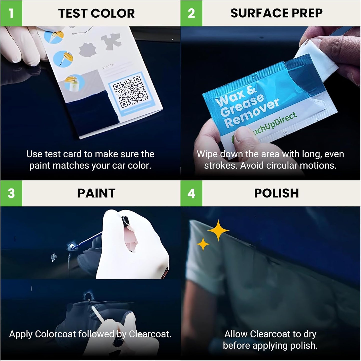 TouchUpDirect 1F7 Classic Silver Metallic Compatible with Toyota Exact Match Scratch Repair Touch Up Paint - Brush Kit