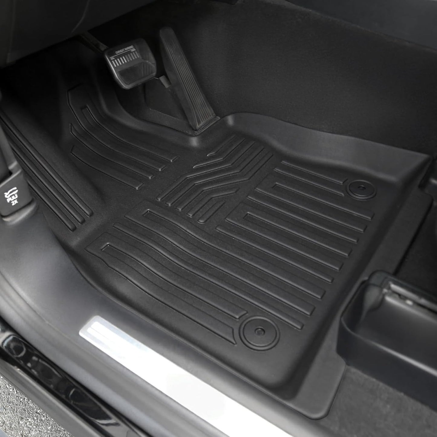 Floor Mats for 2025 2020-2024 Ford Explorer (6-seat), All Weather TPE Floor Mat Cargo Mat with Backrest Mats for Ford Explorer ST Car Accessories