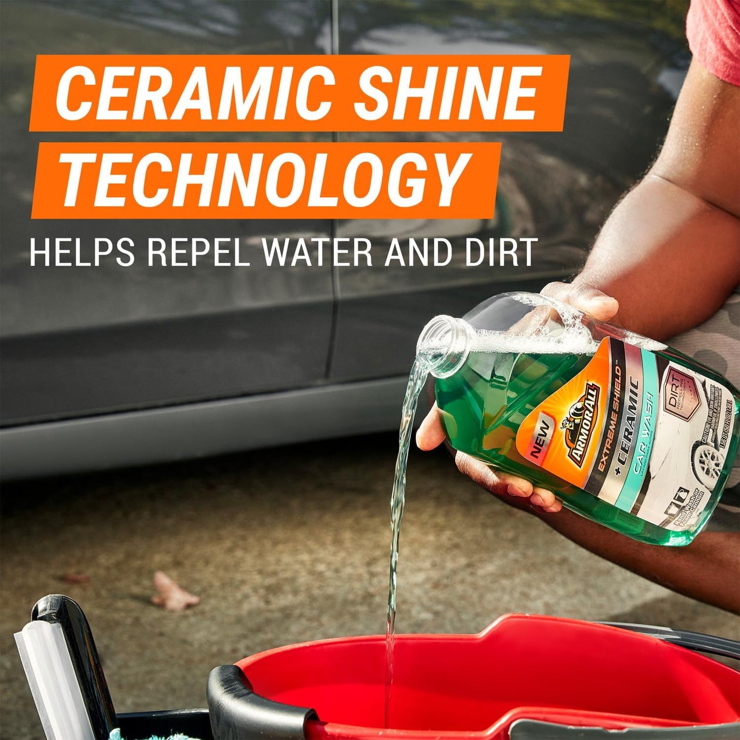 Armor All Ceramic Foaming Car Wash Soap with Extreme Shield, 1 Gallon, 128 Fl Oz (Pack of 1)