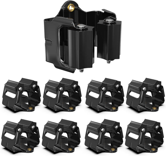 Mop and Broom Holder Big Size Hanging 1 KG Extra,Broom Holder 8 Pack,Broom Holder Wall Mount for organizing mop broom in Garden Laundry Room Cleaning Bathroom Kitchen Garage(Black)