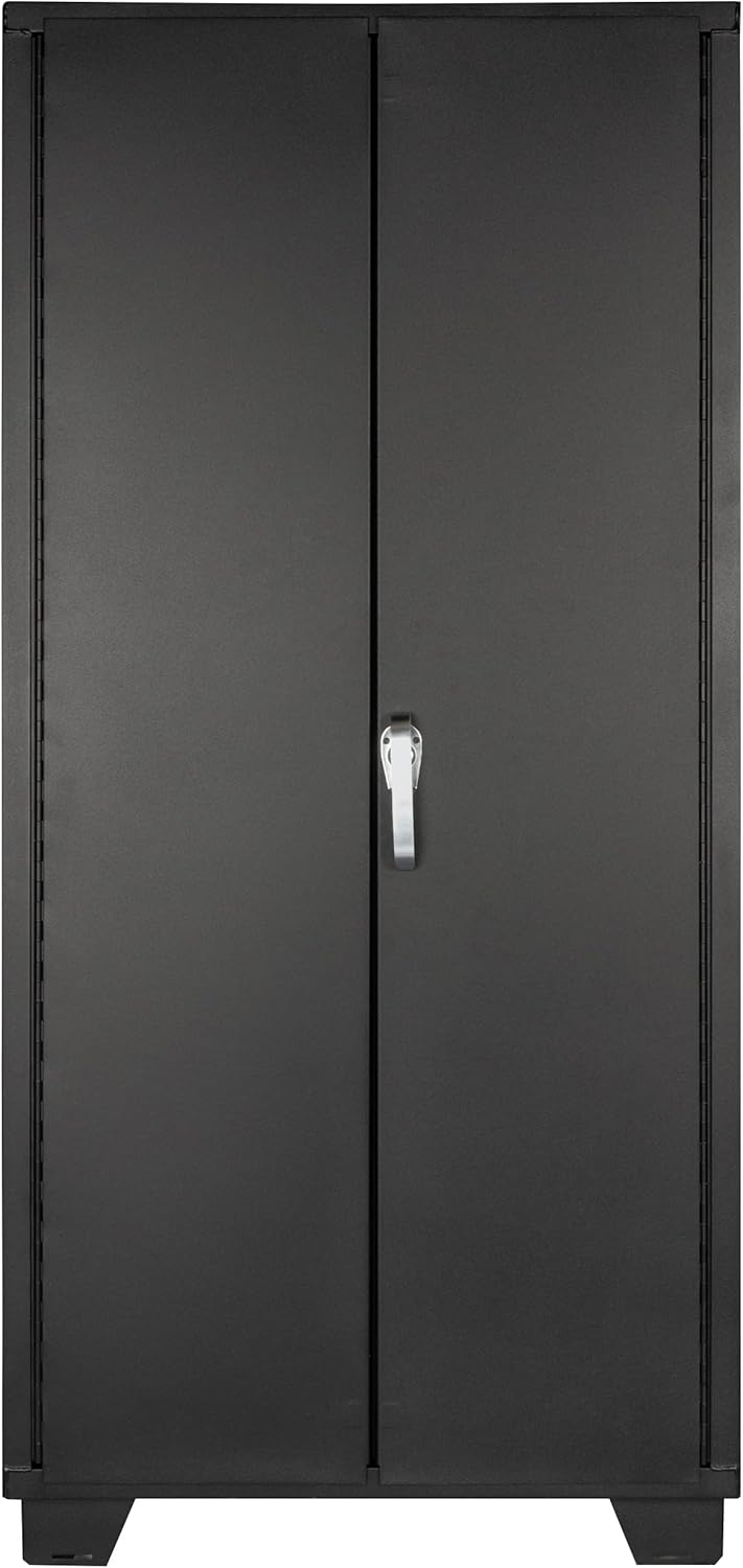 Jamco Tool Storage Cabinets with Bin Mounts, Model DZ, Includes 132 Bins, 36-Inch W x 24-Inch D x 78-Inch H, Yellow Bins