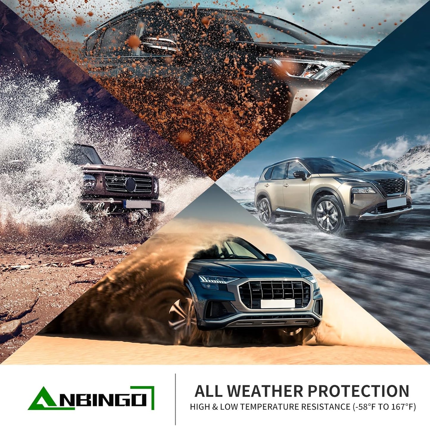 ANBINGO®Floor Mats Fit for Lincoln Aviator 6 Seats 2020-2025 Floor Liner Waterproof All Weather Car Mats Custom Fit Lincoln Aviator Durable TPE Rubber Mat for 2020-2025 Lincoln Aviator Accessories