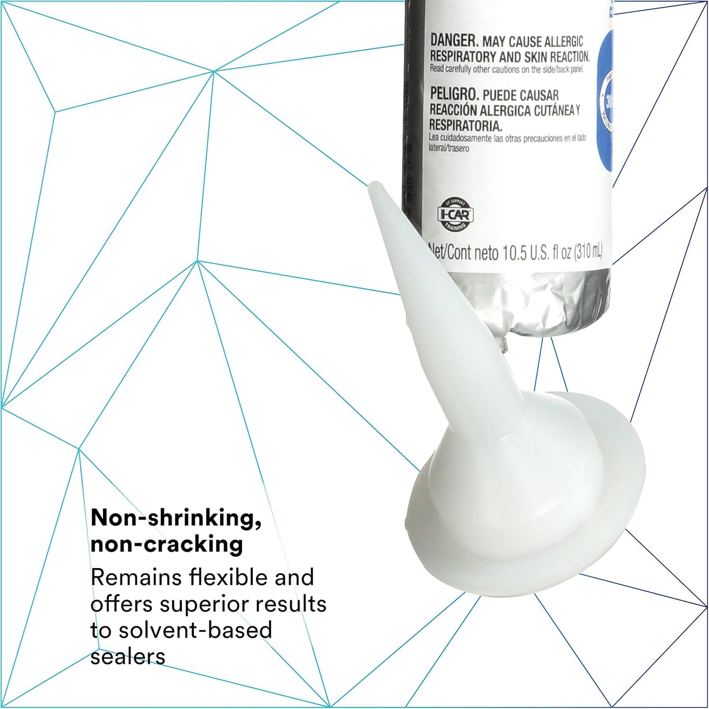 3M Urethane Seam Sealer, 08364, Beige Color, High Solids, Permanently Flexible, 310 mL/10.5 oz Foil Pack