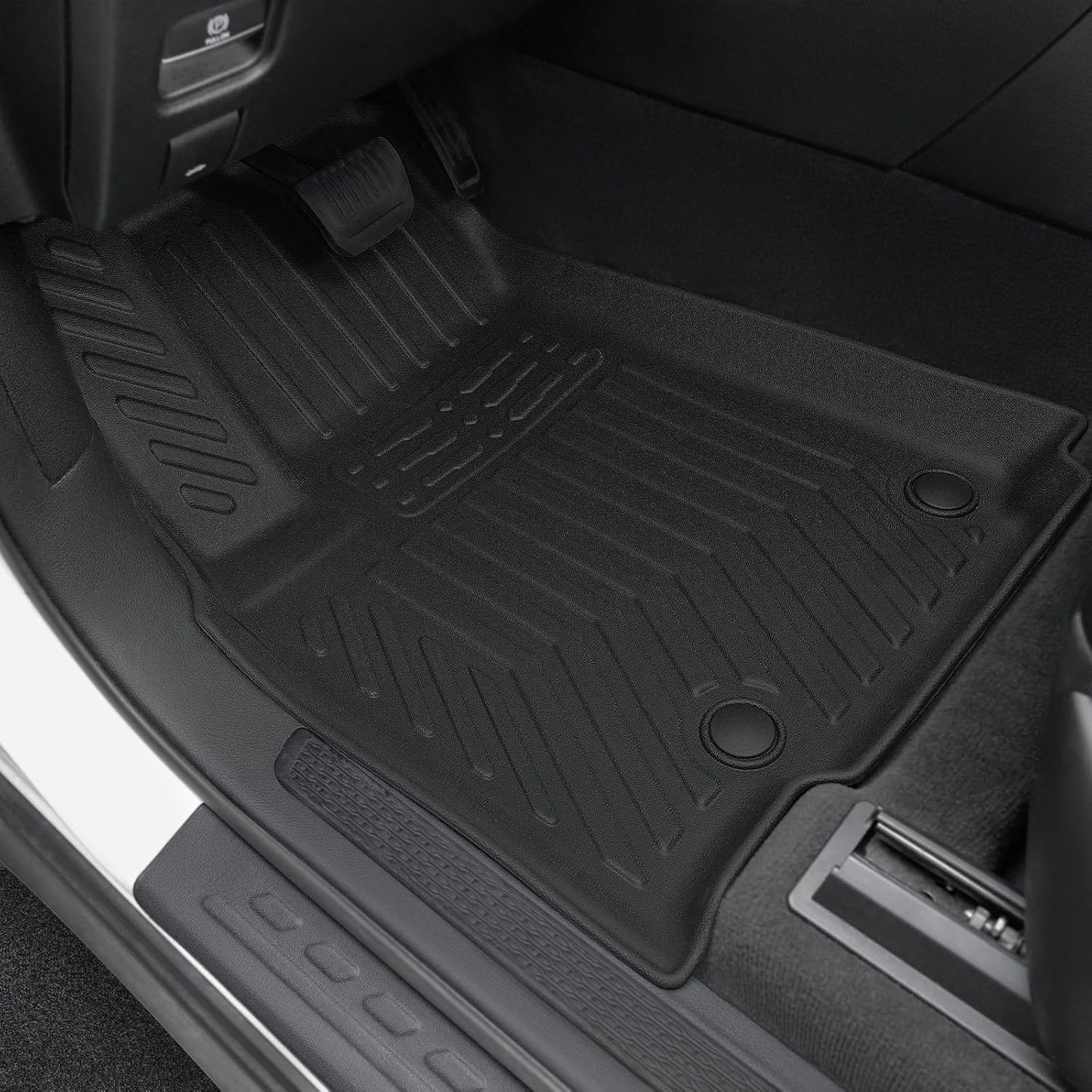 Floor Mats Set for 2022-2025 Jeep Grand Cherokee Accessories, Full Coverage All Weather Floor Mats Cargo Mat with Backrest Protectors & Door Sill Guards (Include 4xe Not for L or WK)