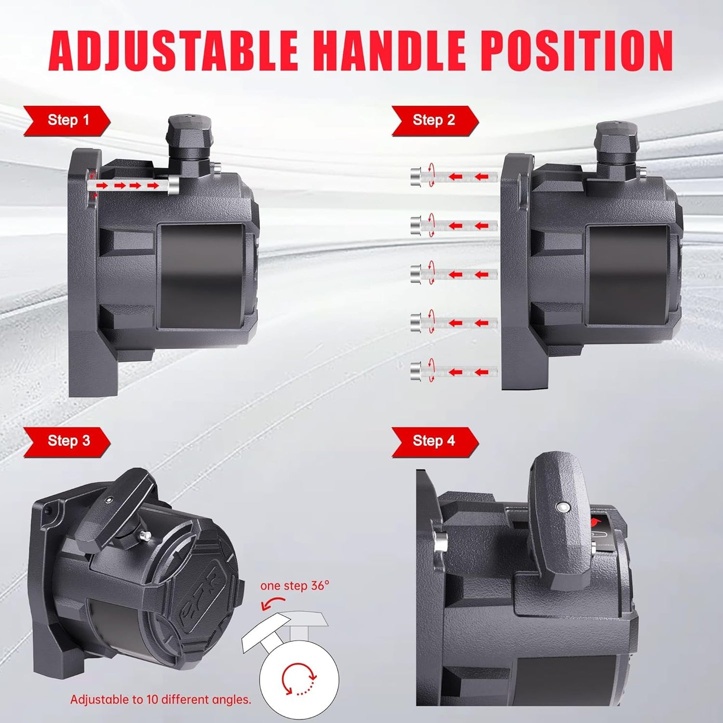 OPENROAD 13500 lb Recovery Winch with Synthetic Rope and 2 Wireless Remotes - IP68 Waterproof 12V Electric Winch for Jeep, SUV, Truck & Trailer - Panther Series 3S