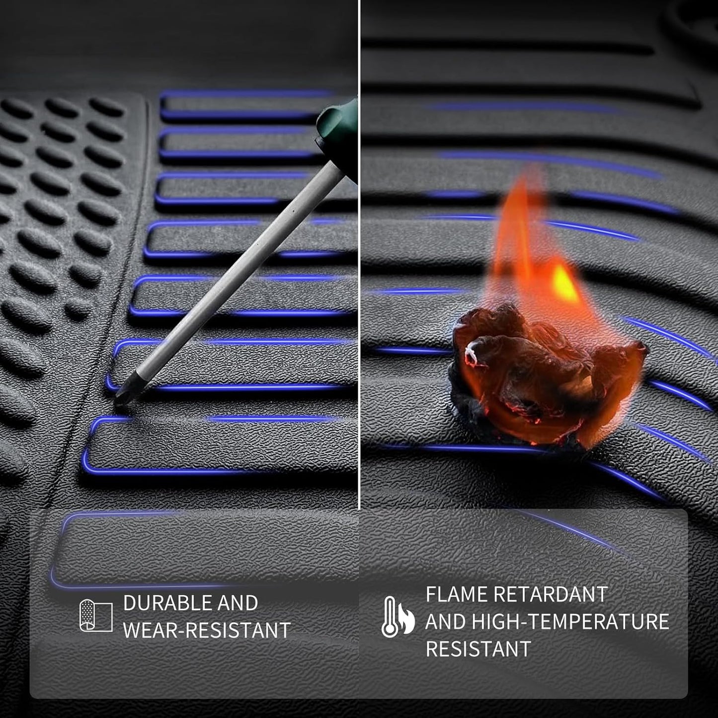 KELCSEECS® 2026 2025 Chevy Trailblazer(AWD) Floor Mats,2024 2023 2022 2021 Chevy Trailblazer(AWD) Floor Mats & Cargo Liner(Only Cargo in Upper Deck Position) Accessories