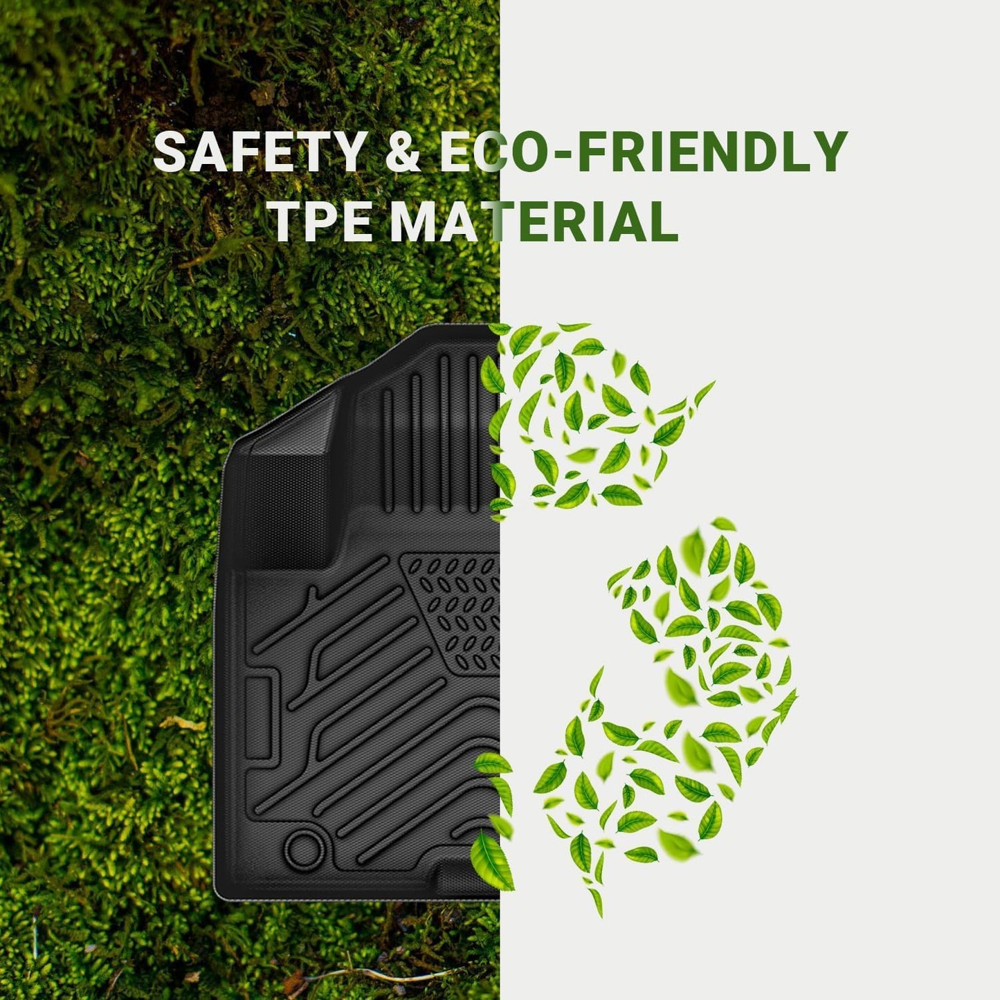 AUTOSAVER88 Floor Mats & Cargo Liners Fit for Kia Telluride 7/8 Seats 2025 2024-2020, All Weather TPE Custom for Floor Liners Trunk Mats Heavy Duty Waterproof Car Mats Set Interior Accessories, Black