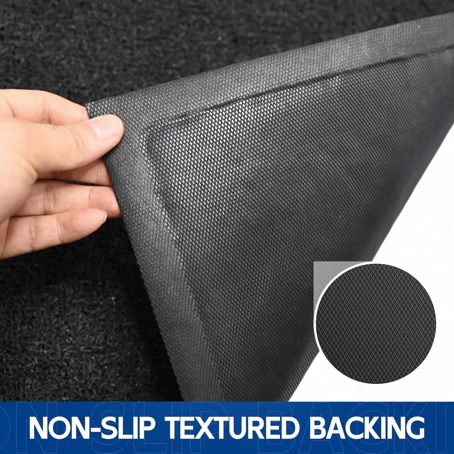 Sturdy Front Door Mat, 72" x 24" Heavy Duty Indoor Outdoor Doormat for Entryway, Fade Resistant, Waterproof Low Profile Entry Mat, Non Slip Welcome Mat for Outside Entrance, Patio, Home